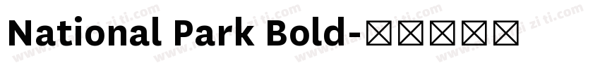 National Park Bold字体转换